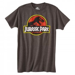 Polera Jurassic Park Gris