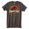 Polera Jurassic Park Gris