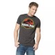 Polera Jurassic Park Gris